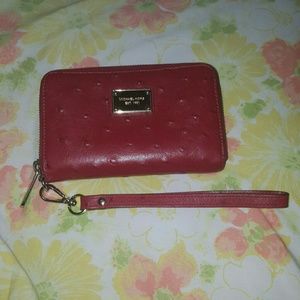 Michael Kors Tomato Red polkadot Wristlet 🍅❤